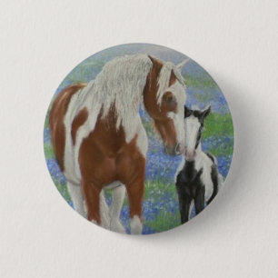 Badge Rond 5 Cm Bouton Gypsy Love Pin