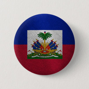 Badge Rond 5 Cm Bouton haïtien