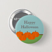 Badge Rond 5 Cm Bouton Halloween du patch citrouille (Devant & derrière)