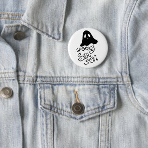 Badge Rond 5 Cm Bouton Halloween fantôme mignon de saison effrayan