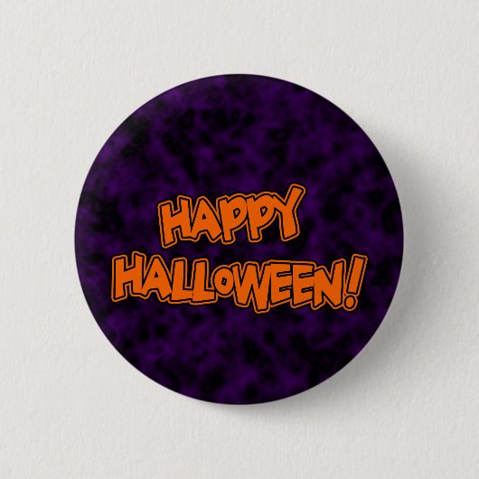 Badge Rond 5 Cm Bouton Halloween heureux (Devant)
