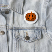 Badge Rond 5 Cm Bouton Halloween Jack 'O Lanter (En situation)