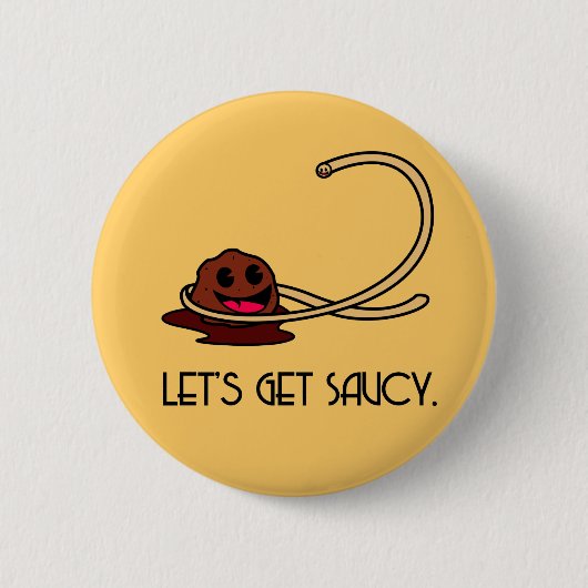 Badge Rond 5 Cm Bouton hardi (Devant)