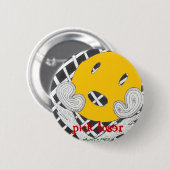 Badge Rond 5 Cm bouton haunty (Devant & derrière)