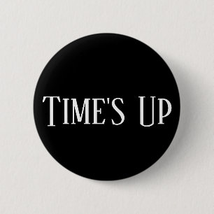 Badge Rond 5 Cm Bouton Heure