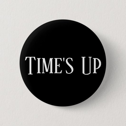 Badge Rond 5 Cm Bouton Heure (Devant)