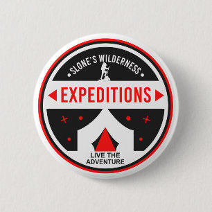 Badge Rond 5 Cm Bouton Hiker de la colonne