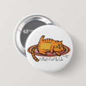 Badge Rond 5 Cm Bouton hippie de poussin (Devant & derrière)