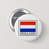 Badge Rond 5 Cm Bouton Hollande (Devant & derrière)