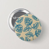 Badge Rond 5 Cm Bouton Hops de bière (Devant & derrière)