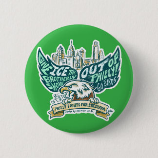 Badge Rond 5 Cm Bouton ICE dehors / Allez les Oiseaux