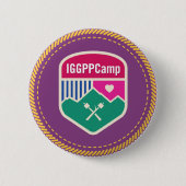 Badge Rond 5 Cm Bouton IGGPPCamp (Devant)