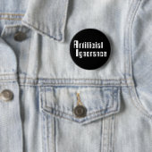 Badge Rond 5 Cm Bouton Ignorance artificielle (En situation)