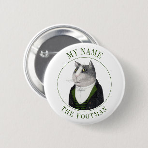 Badge Rond 5 Cm Bouton II de la broche de l'étiquette du nom CAT d