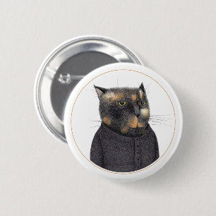 Badge Rond 5 Cm Bouton II de la broche ronde de la DAME