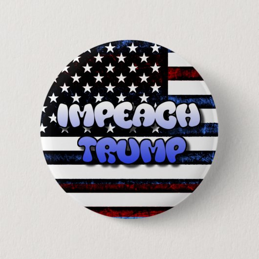 BADGE ROND 5 CM BOUTON IMPEACH TRUMP ANTI DONALD TRUMP (Devant)