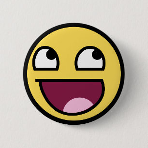 BADGE ROND 5 CM BOUTON IMPRESSIONNANT