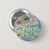 Badge Rond 5 Cm Bouton Inclusion Matters (Devant & derrière)