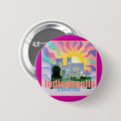 Badge Rond 5 Cm Bouton INDIANAPOLIS (Devant & derrière)