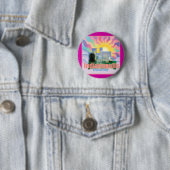 Badge Rond 5 Cm Bouton INDIANAPOLIS (En situation)