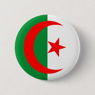 Badge Rond 5 Cm bouton indicateur algeria