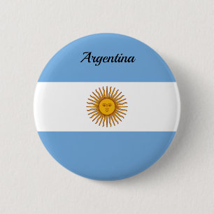 Badge Rond 5 Cm Bouton Indicateur Argentine