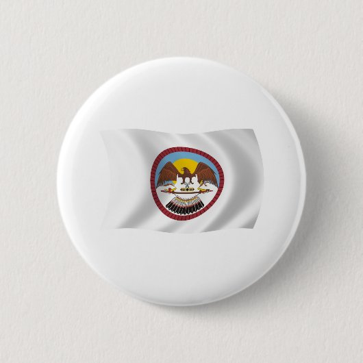 Badge Rond 5 Cm Bouton Indicateur de la tribu Ute (Devant)