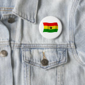 Badge Rond 5 Cm Bouton Indicateur Ghana (En situation)