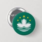 Badge Rond 5 Cm Bouton indicateur Macanèse (Devant & derrière)