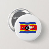 Badge Rond 5 Cm Bouton indicateur Swaziland (Devant & derrière)