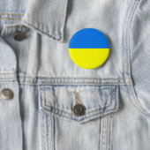 Badge Rond 5 Cm Bouton indicateur Ukraine/broche d'ordinateur port (En situation)