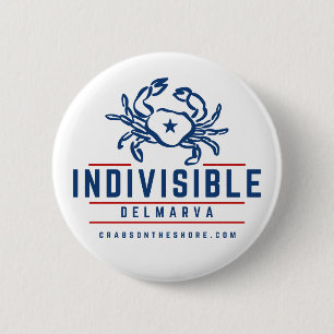 Badge Rond 5 Cm Bouton indivisible DelMarVa