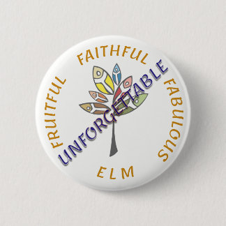 Badge Rond 5 Cm Bouton "inoubliable" d'ORME