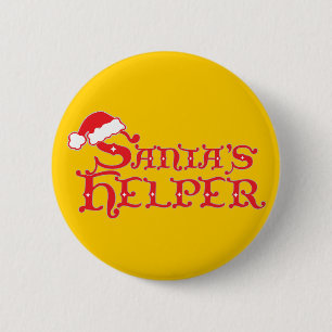 Badge Rond 5 Cm Bouton/insigne de Noël coloré pour l'aide à Père N