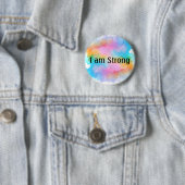 Badge Rond 5 Cm Bouton Inspiration Arc-en-ciel (En situation)