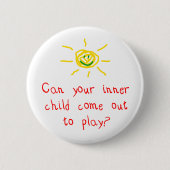 Badge Rond 5 Cm Bouton intérieur d'enfant (Devant)