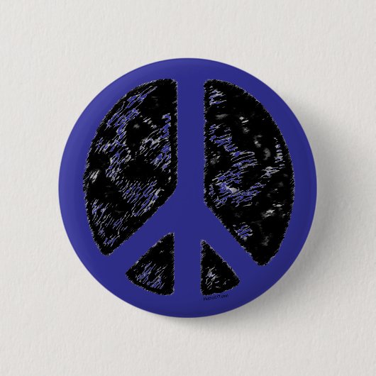 Badge Rond 5 Cm Bouton inverti de paix (Devant)