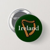 Badge Rond 5 Cm Bouton Irlande (Devant & derrière)