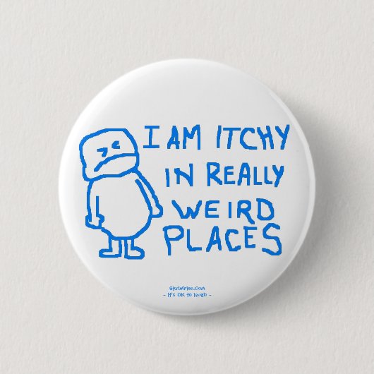 Badge Rond 5 Cm Bouton irritant (Devant)