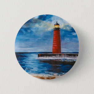 Badge Rond 5 Cm Bouton isolé de balise