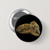 Badge Rond 5 Cm Bouton Jaguar (Devant & derrière)