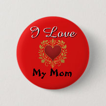 Bouton - J'aime ma maman
