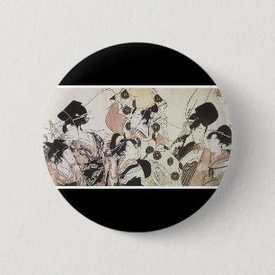 Badge Rond 5 Cm Bouton japonais