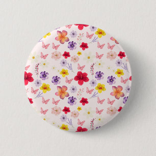 Badge Rond 5 Cm Bouton Jardin lunaire