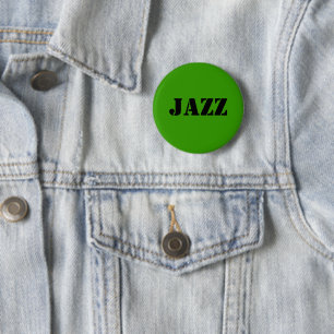 Badge Rond 5 Cm Bouton JAZZ