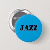 Badge Rond 5 Cm Bouton JAZZ (Devant & derrière)