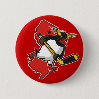 Badge Rond 5 Cm Bouton Jersey Penguins