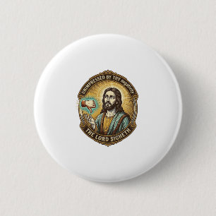 Badge Rond 5 Cm Bouton Jésus N'aime Pas Réseaux Sociaux Hater Trol