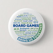 Badge Rond 5 Cm Bouton Jeux de société Rassemblez-nous (Devant)