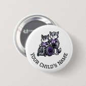 Badge Rond 5 Cm Bouton JFK : Customisez-moi ! (Devant & derrière)